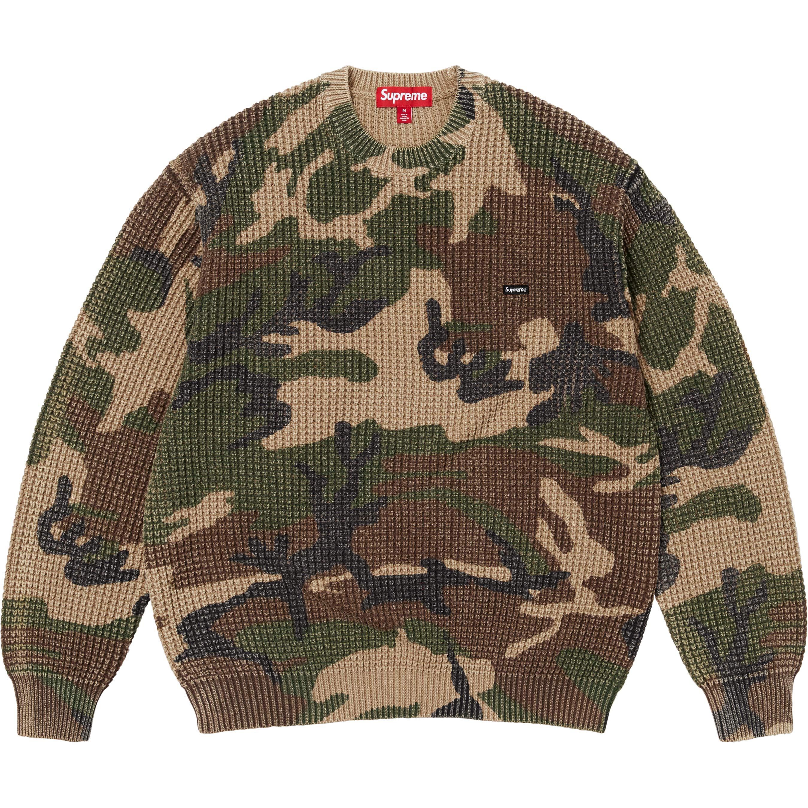 Washed Small Box Waffle Sweater view 12